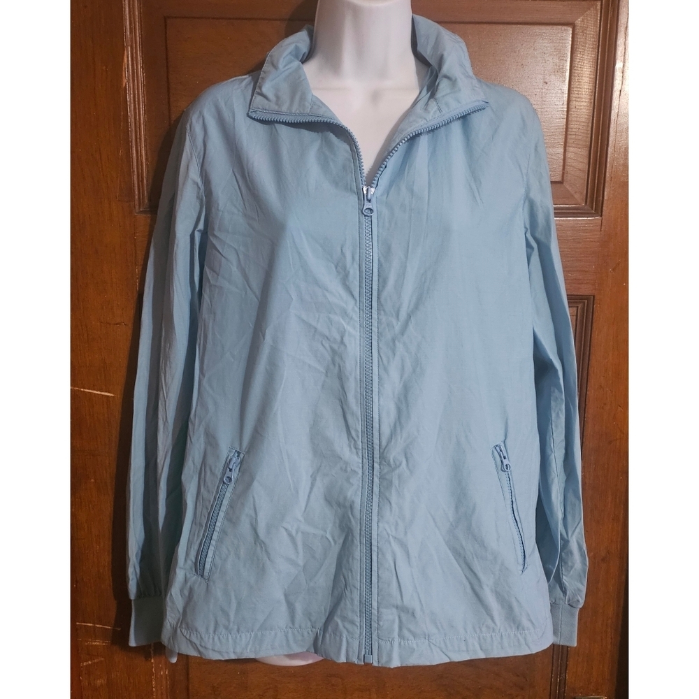 GAP Woman's Light Blue Windbreaker Jacket
